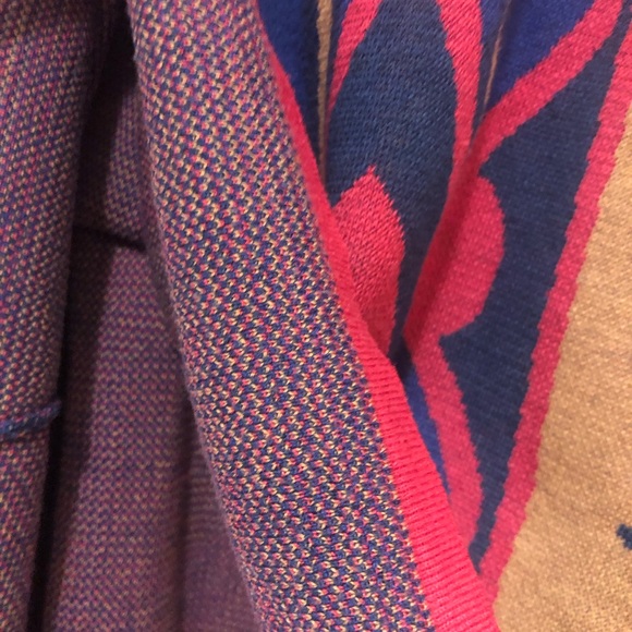 Bohemian Print Knit Short Sleeve A-Line Sweater Dress  (New!) - Picture 6 of 7